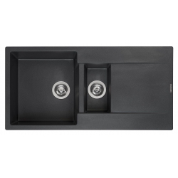 Zlewozmywak Reginox AMSTERDAM 15 BLACK SILVERY + GRATIS